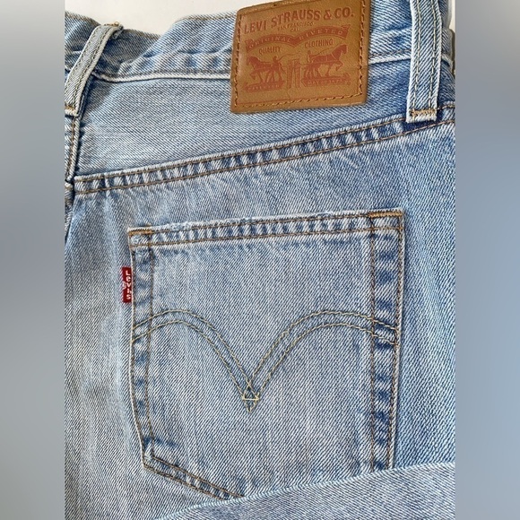Levi's Light Blue Jean Shorts - Picture 13 of 13